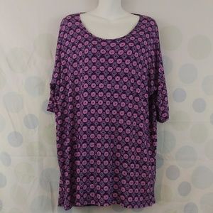 Agnes & Dora Large Pink and Purple Tunic Top